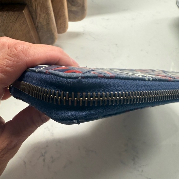 Gucci Women's Blue and Red Wallet - Picture 5 of 12